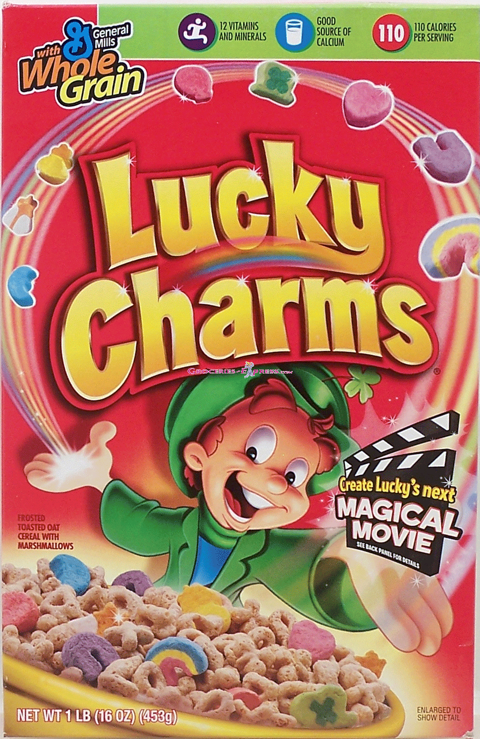 General Mills Lucky Charms frosted toasted oat cereal with marshmallows Full-Size Picture